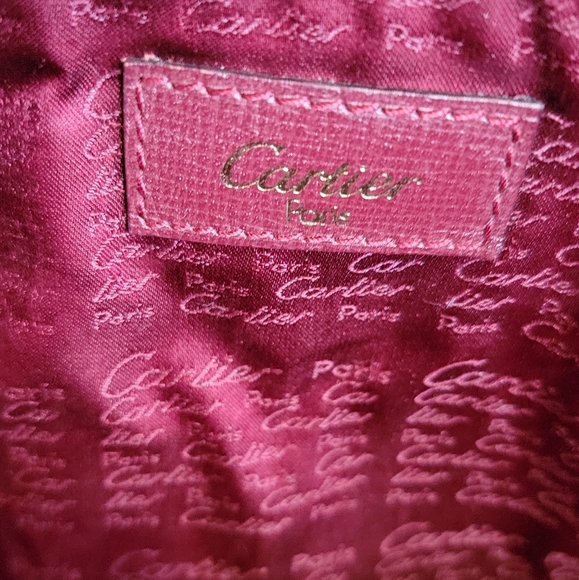 !SOLD! Authentic CARTIER Must Bordeaux 2 Way Shoulder / Crossbody - Picture 4 of 15